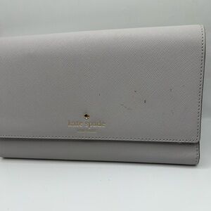 Kate Spade Light Gray Clutch